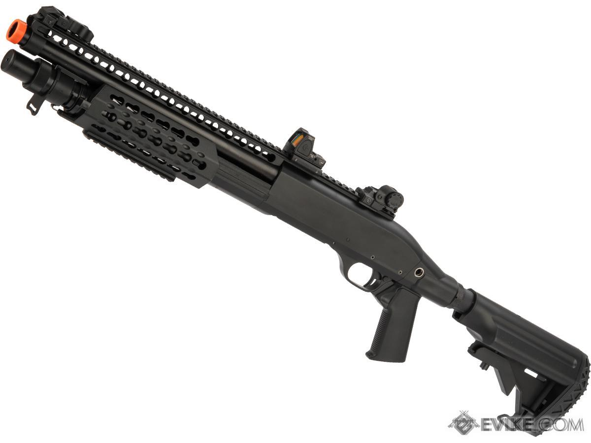 Secutor Arms Velites Spring Powered Airsoft Tri-Shot Shotgun (Model: S-V / Black)