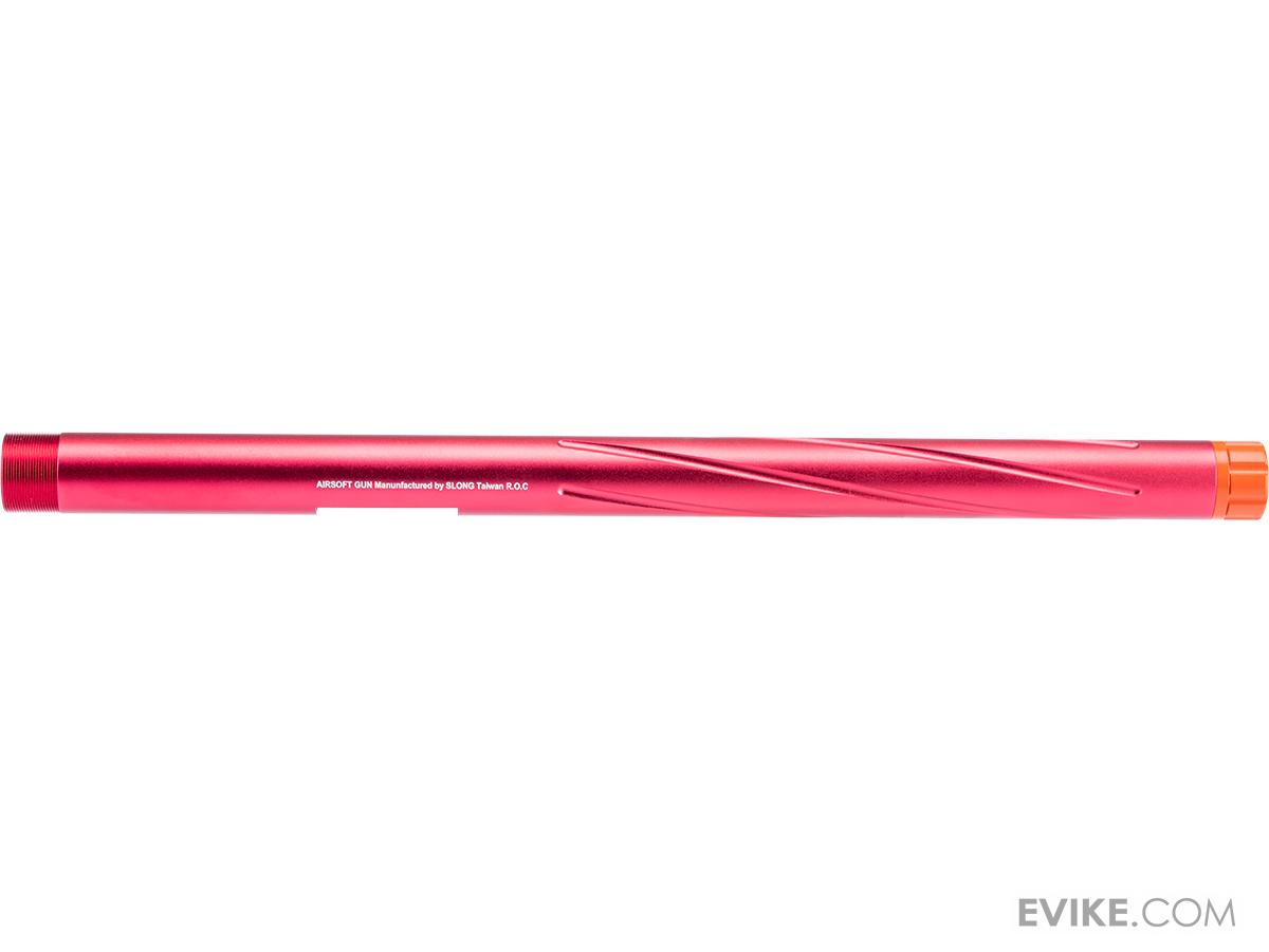 Slong Airsoft Aluminum Spiral Fluted Outer Barrel for TM Spec VSR10