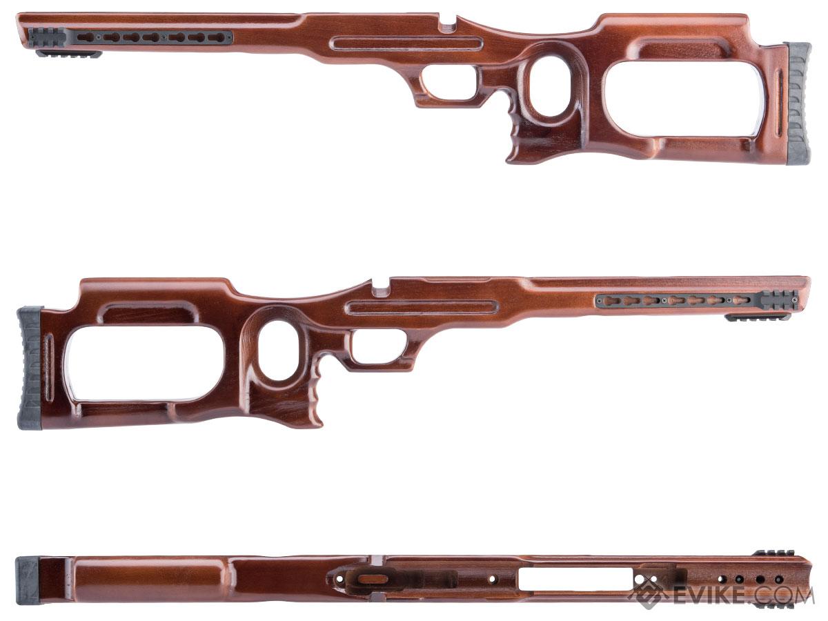 Slong Airsoft Real Wood Stock for Tokyo Marui VSR10 Airsoft Sniper