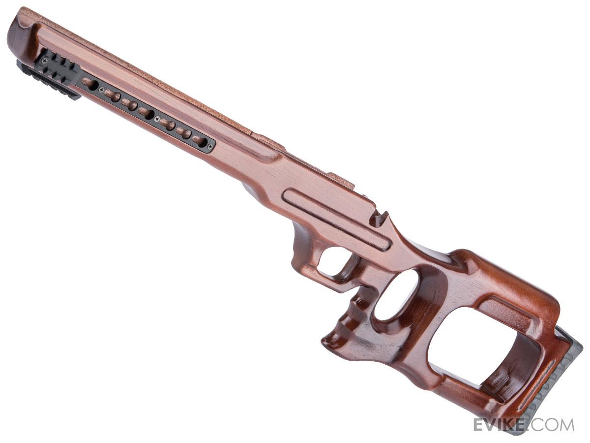 Slong Airsoft Real Wood Stock for Tokyo Marui VSR10 Airsoft Sniper