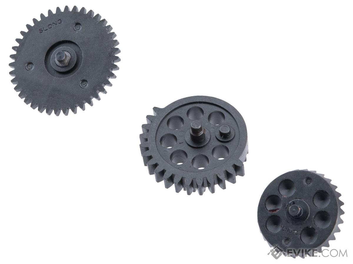 Slong Airsoft CNC Steel 18:1 Gear Set for Airsoft AEG Gearboxes