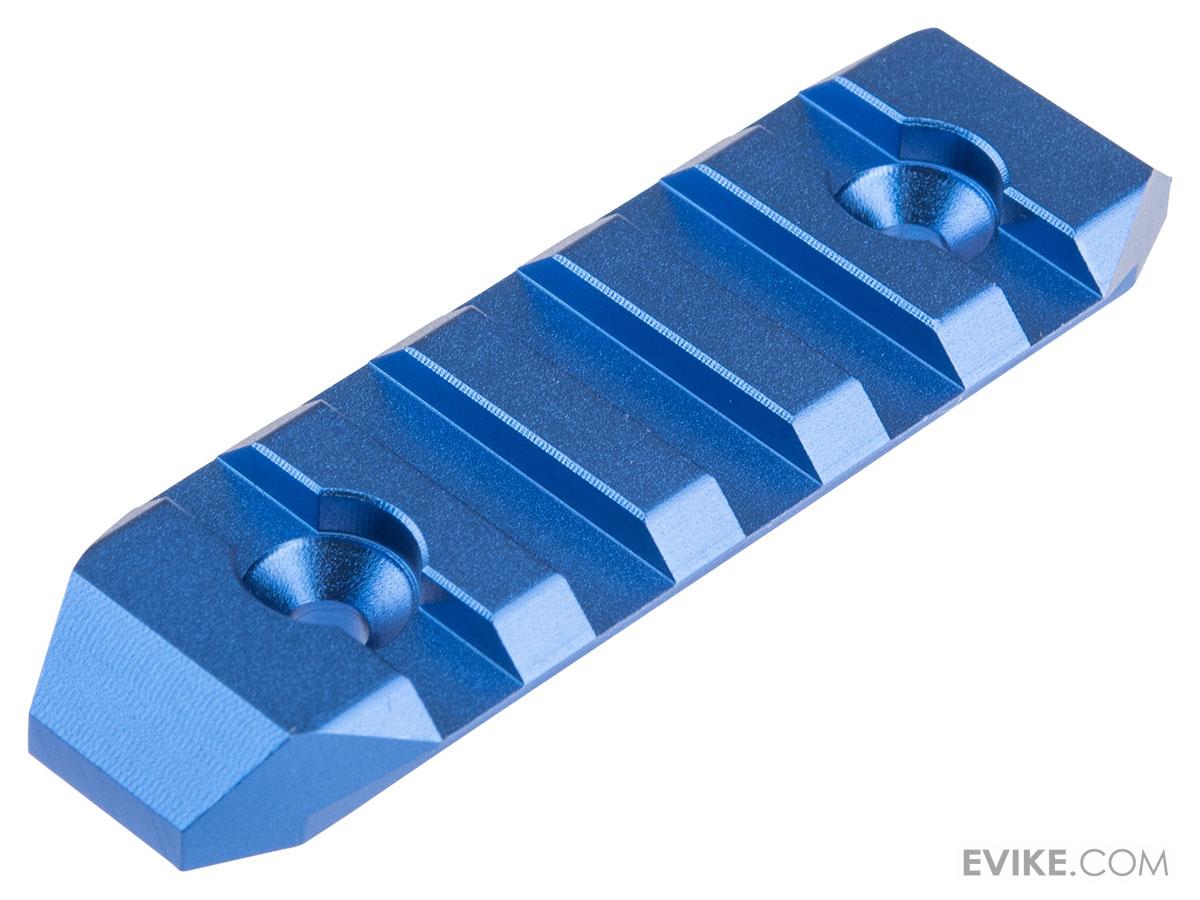Slong Airsoft CNC Aluminum M-LOK Rail Segment (Model: 5 Slot / Blue)