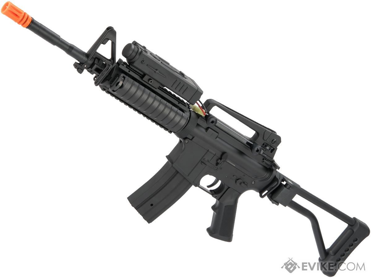 JG Custom M4A1 RIS Carbine with Side Folding Stock and PEQ Battery Box