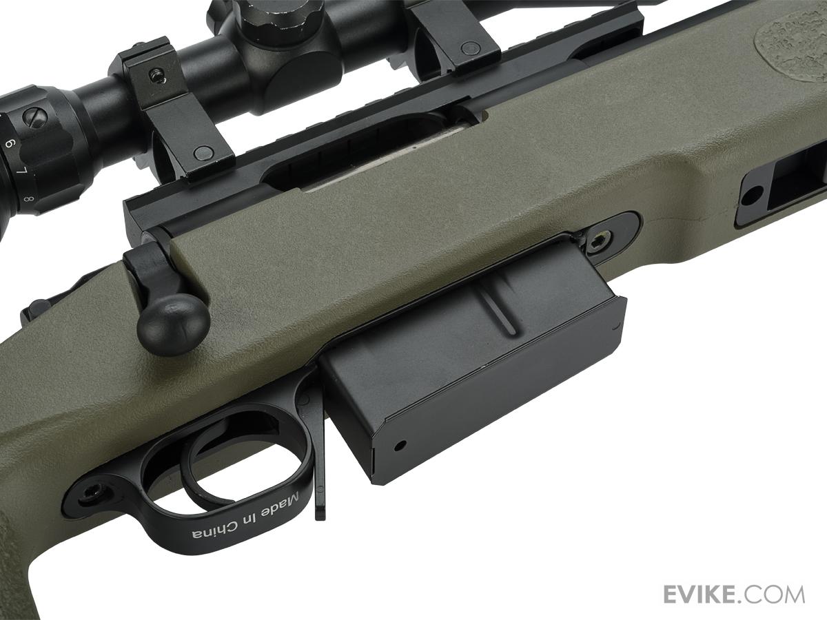 PDI Custom Upgraded USMC M40A5 Bolt Action Airsoft Sniper Rifle (Model OD Green 500