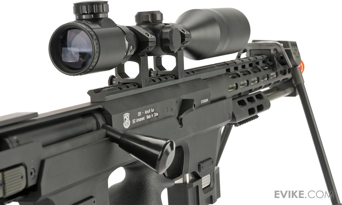 Gas Powered Full Metal DSR1 Advanced Bullpup Sniper Rifle (Color Black), Airsoft