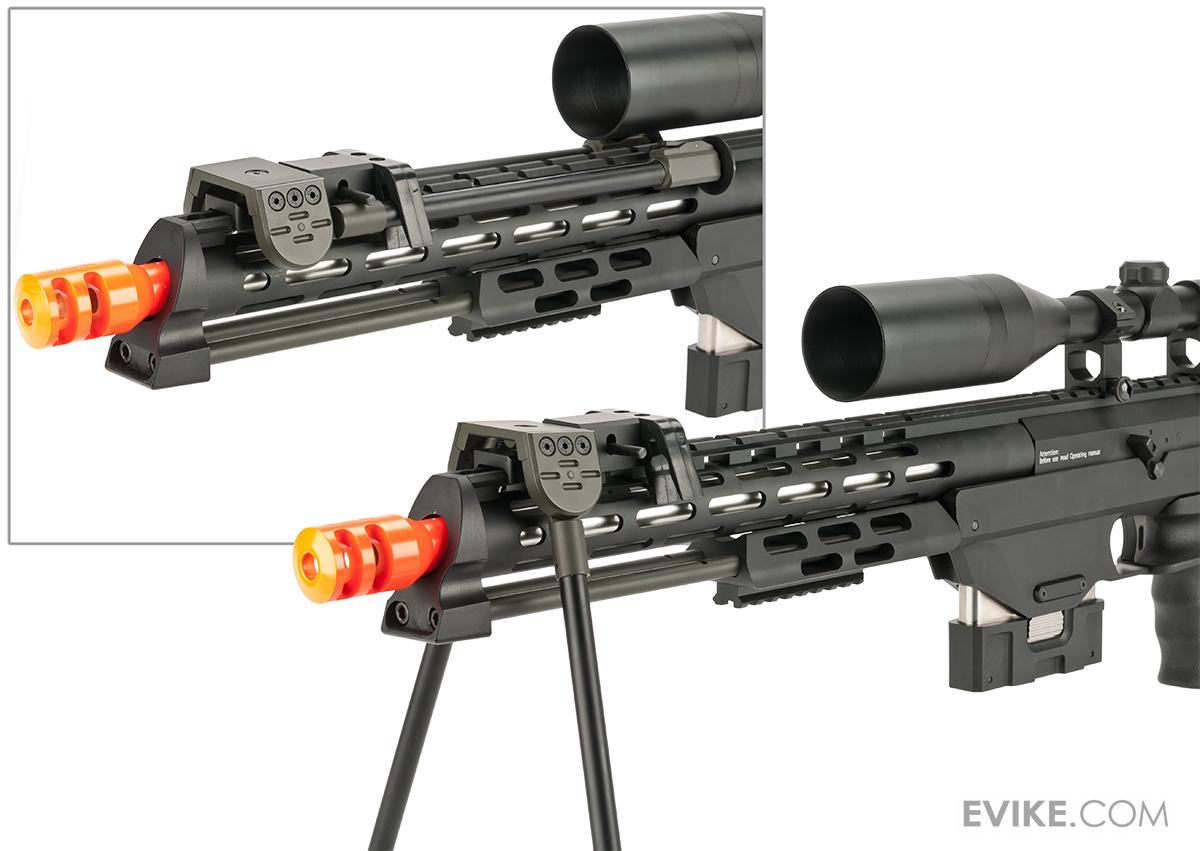 Gas Powered Full Metal DSR1 Advanced Bullpup Sniper Rifle (Color Black), Airsoft