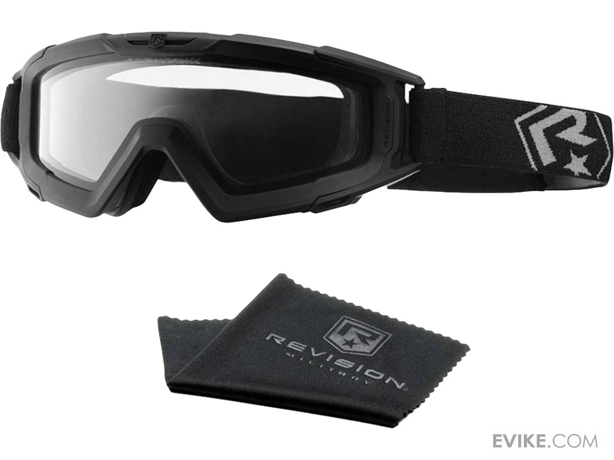 Revision SnowHawk Military Cold Weather Goggle System (Color: Black / Military 2 Lens Kit)