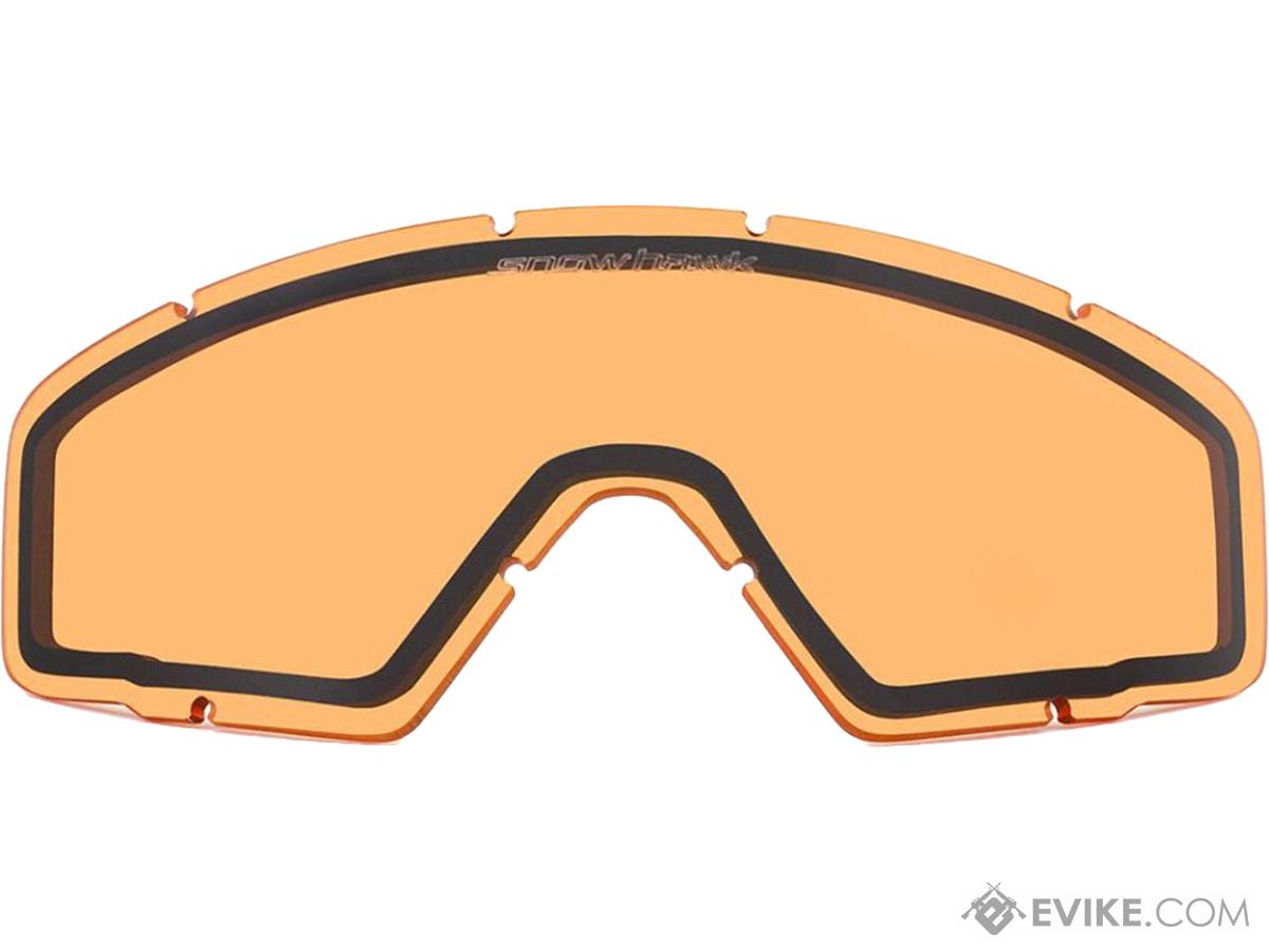 Revision Replacement Lens for SnowHawk Military Cold Weather Goggle System (Color: Vermillion High Contrast)