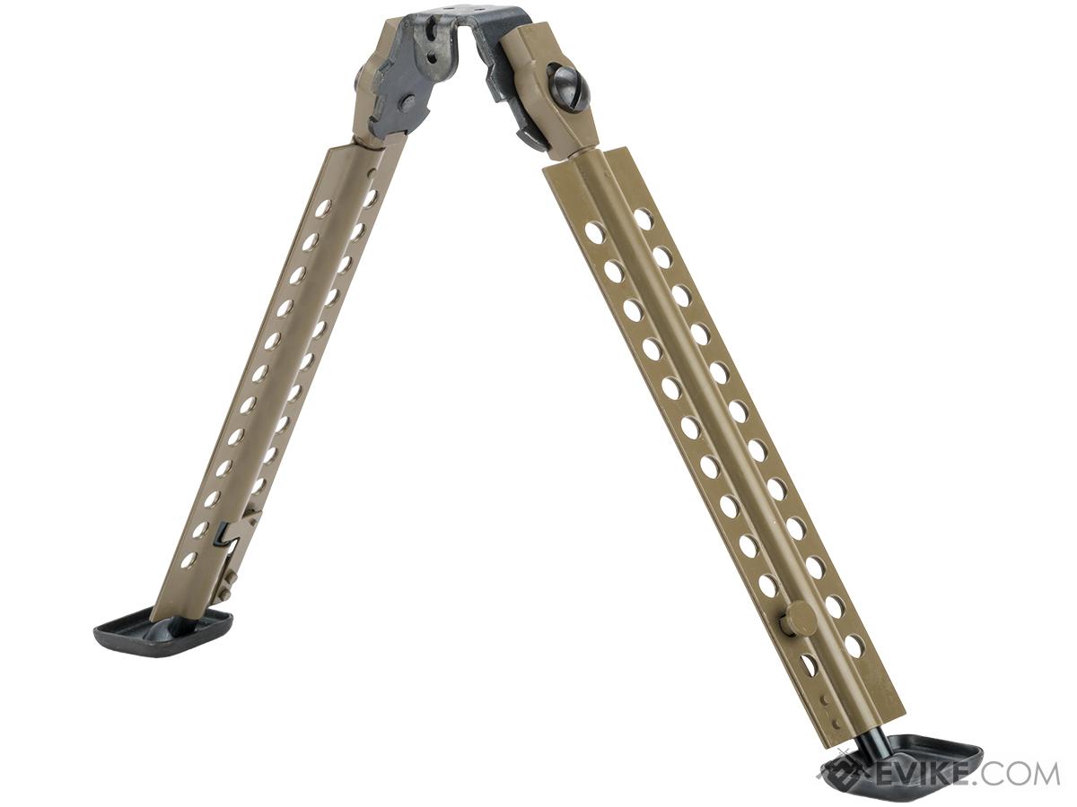 Snow Wolf Metal Replacement Bipod Set for Barrett M82A1 / M99 Airsoft Sniper Rifles (Color: Tan)