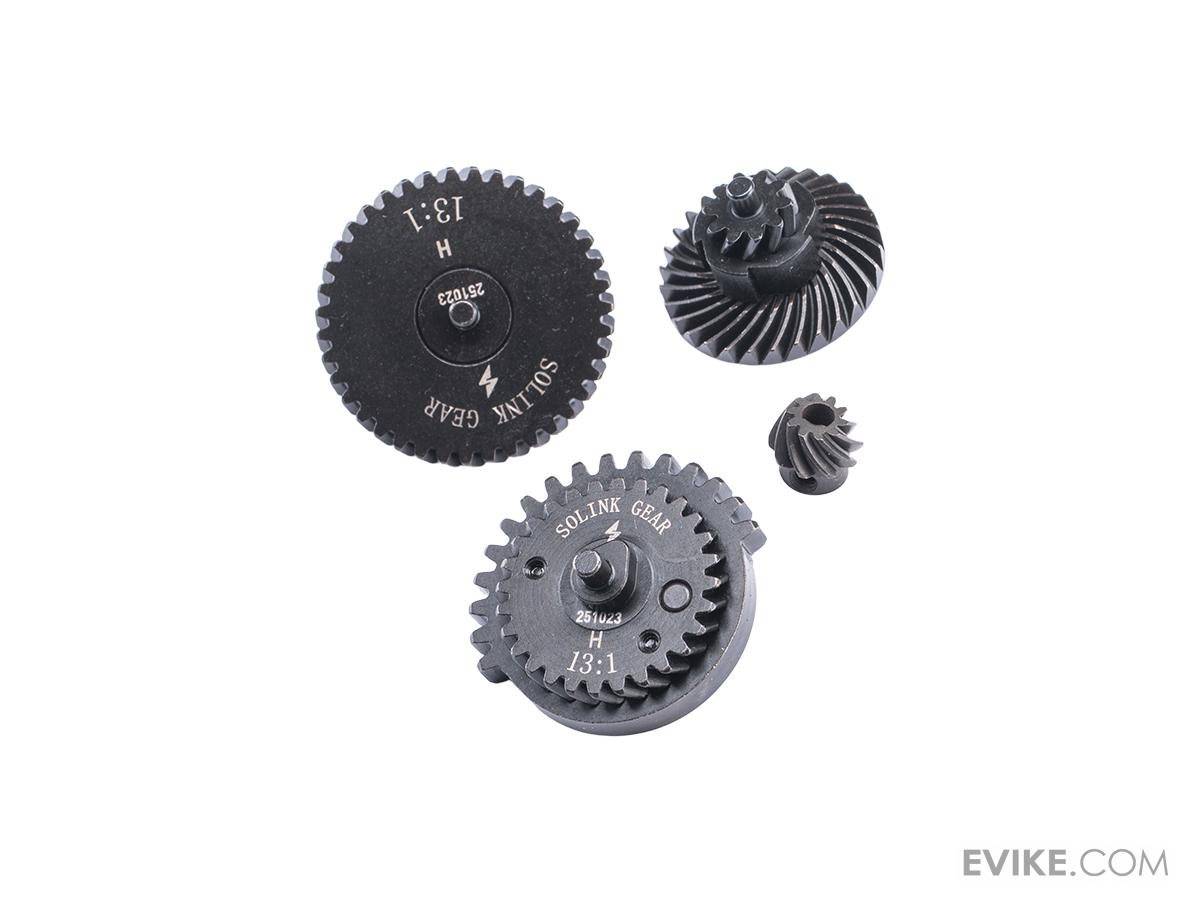Solink Motor High Speed CNC Steel Gear Set for Airsoft AEG Rifles