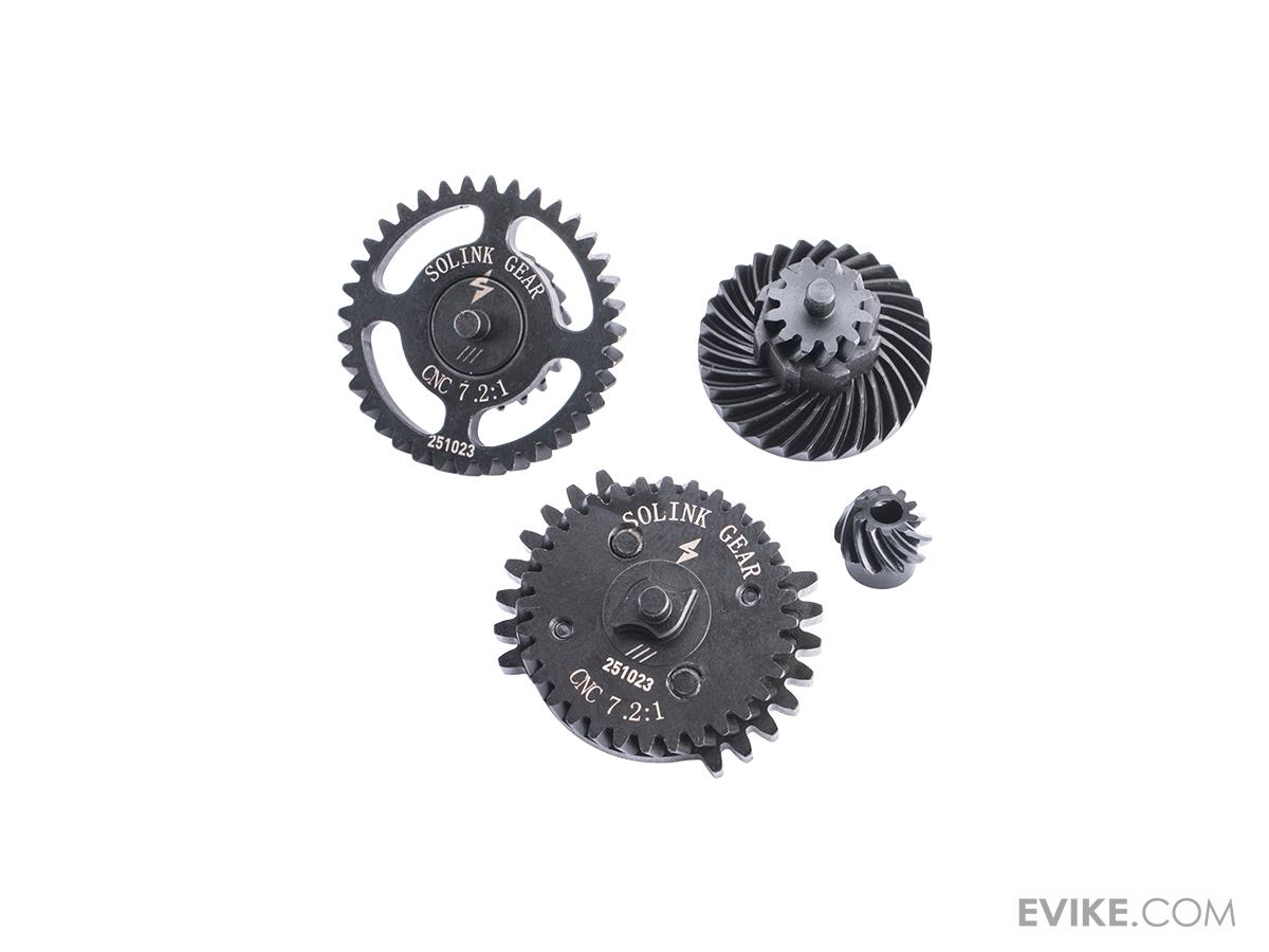 Solink Motor CNC Steel Hollowed Out Gear Set for Airsoft AEG