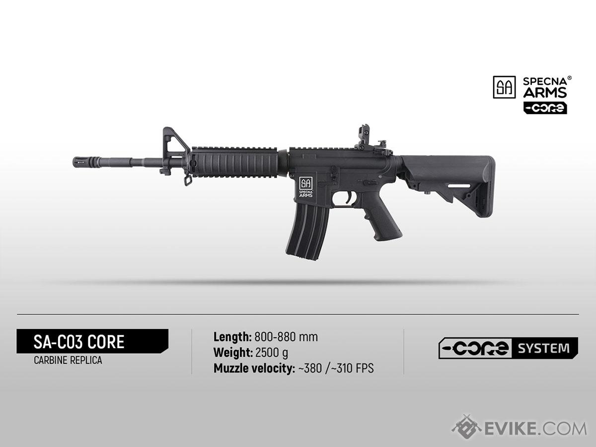 Rifle de Airsoft M4 Carbine Half Preto/Tan SA-C03 Core C-Series - Specna  Arms - Beartac