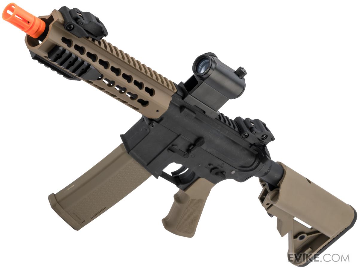 Specna Arms EDGE Series M4 AEG (Model: M4 SBR Suppressed / 2-Tone Black & Tan)