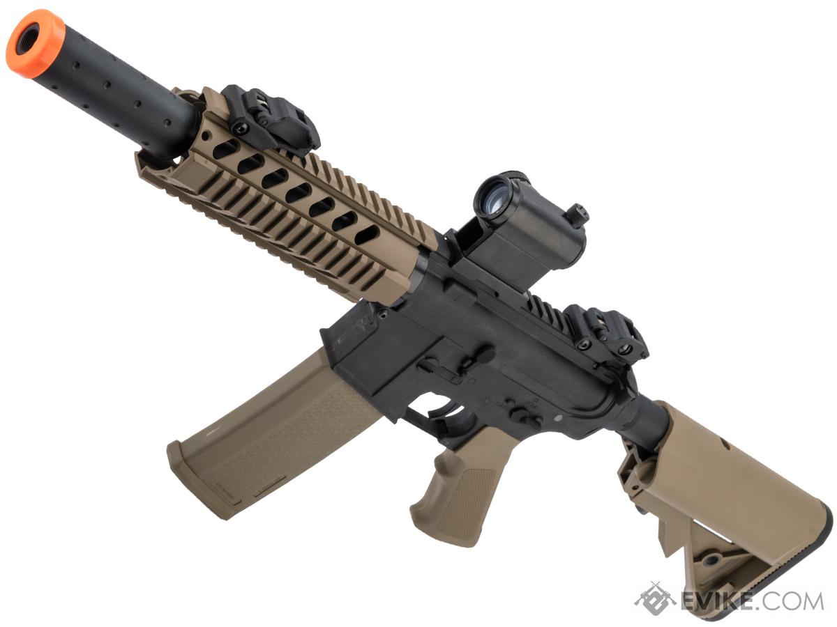 Specna Arms CORE Series M4 AEG (Model: M4 CQB Suppressed / 2-Tone Black & Tan)