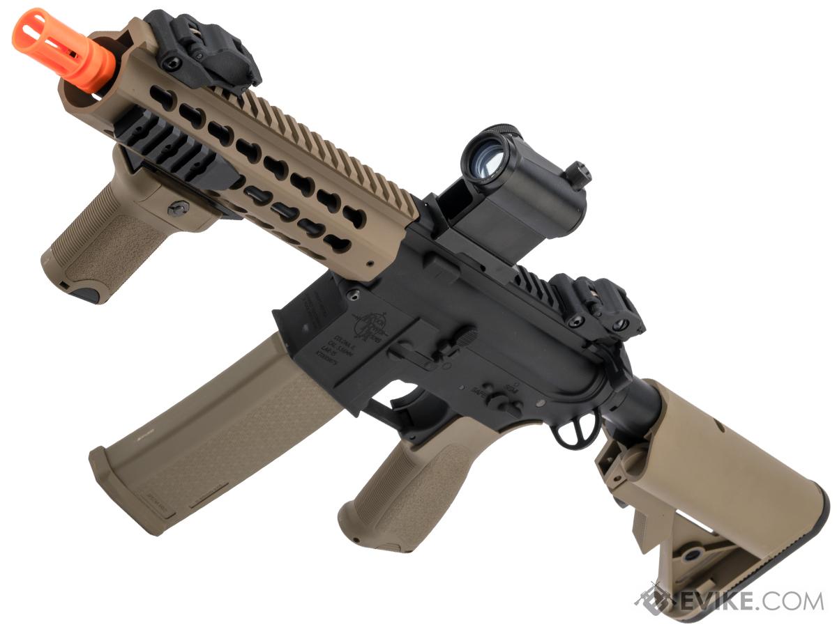 Specna Arms / Rock River Arms Licensed EDGE Series M4 AEG (Model: M4 CQB Keymod / 2-Tone Black & Tan)