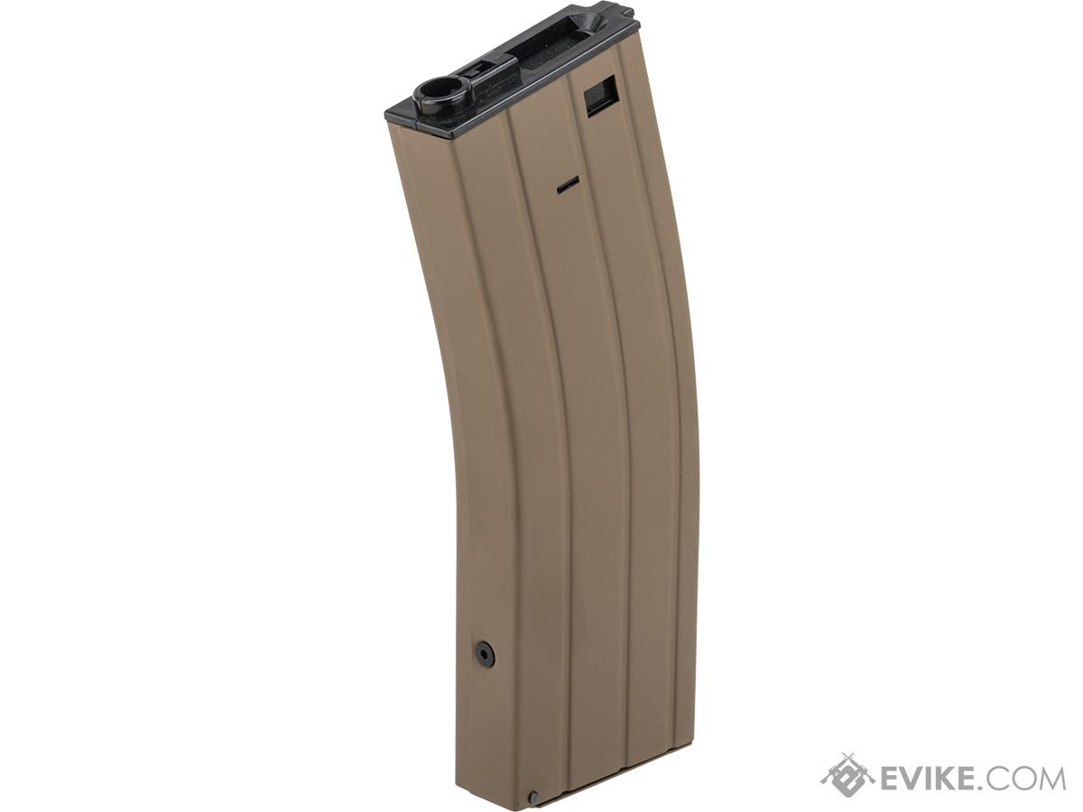 Specna Arms 400rd Flash Mag Stamped Steel Extended M4 / M16 AEG Magazine (Color: Tan)