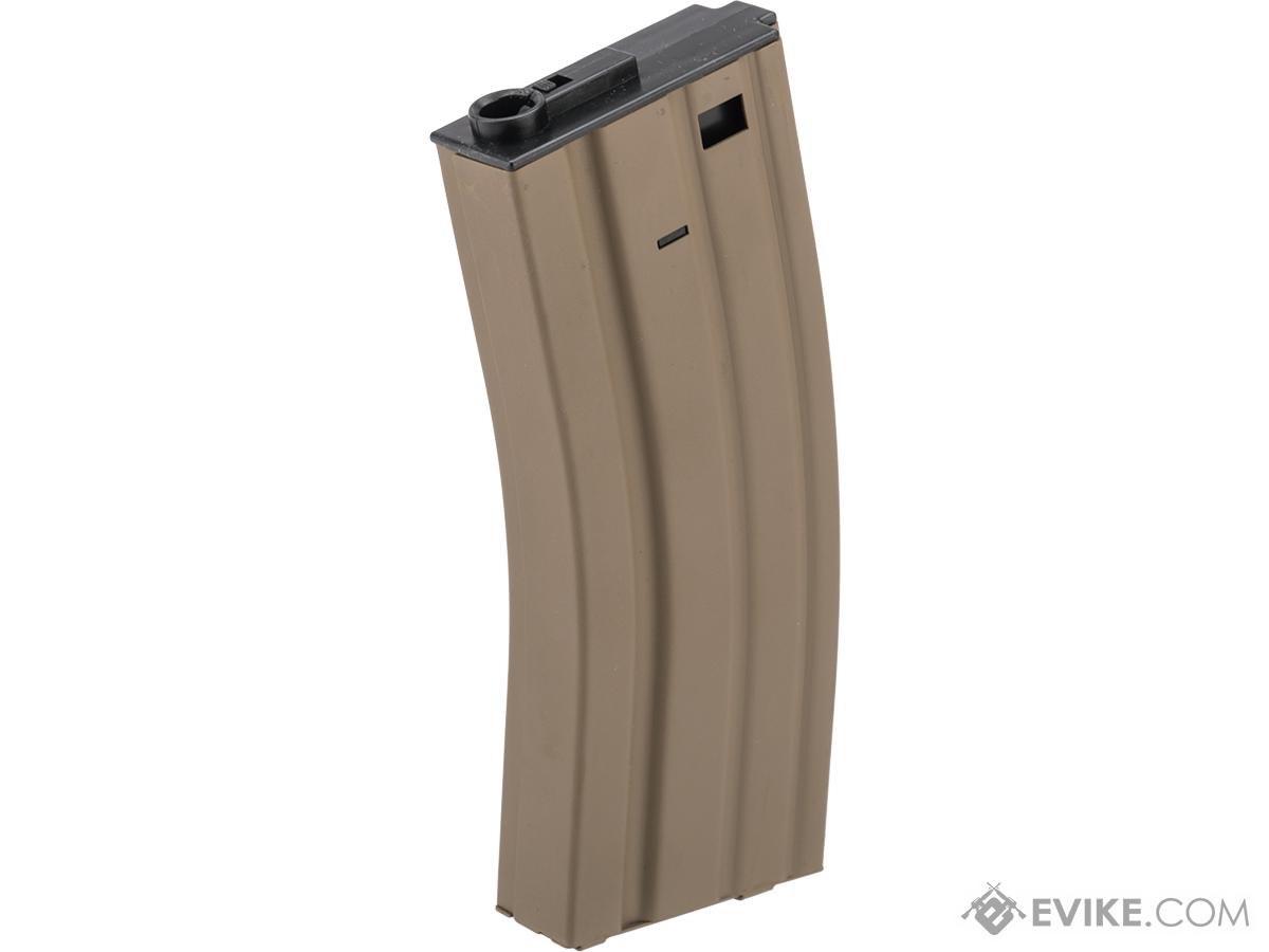 Specna Arms 120rd Mid-Cap Stamped Steel STANAG Style M4 / M16 AEG Magazine (Color: Tan)