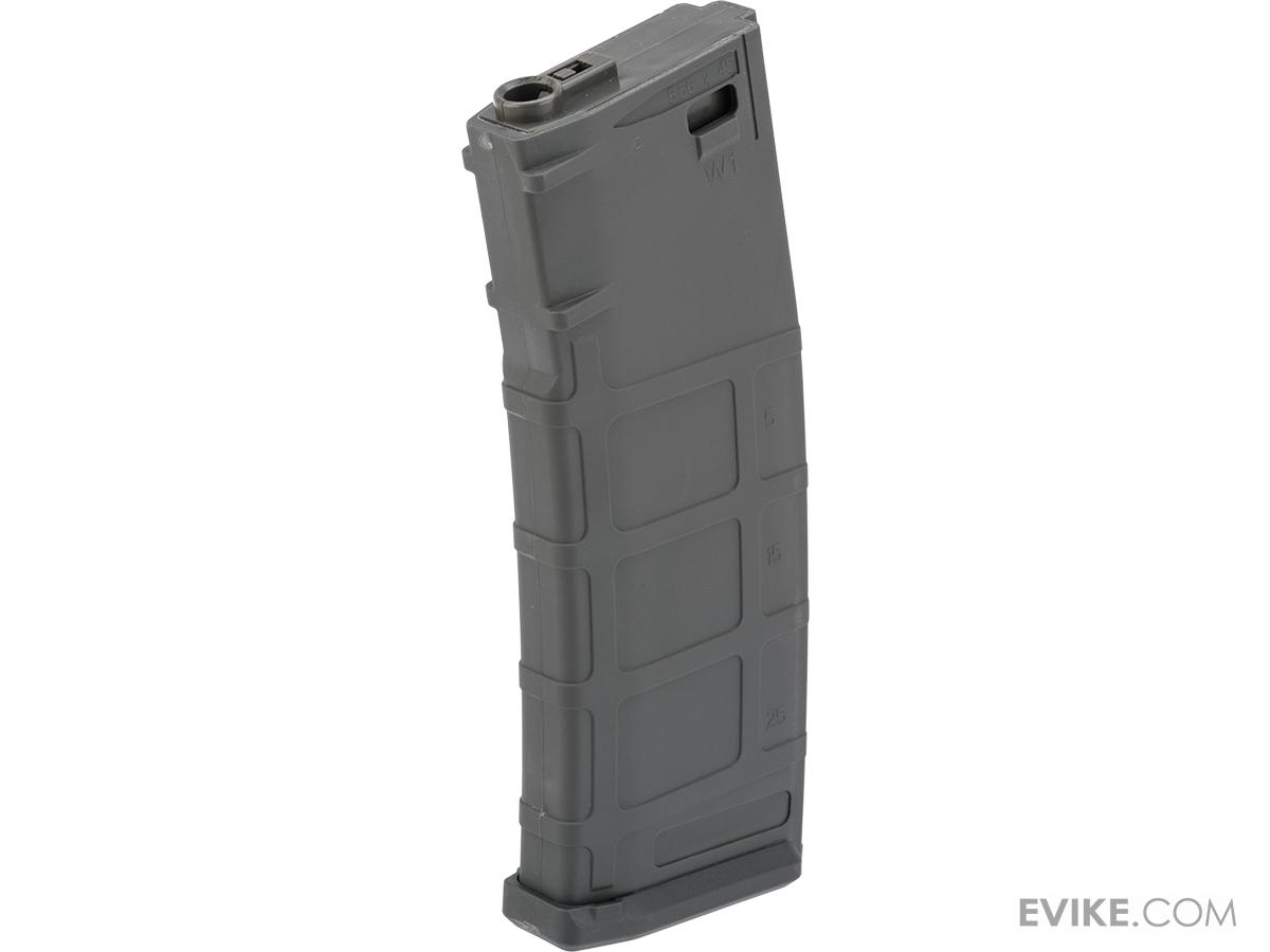 Specna Arms 140rd Mid-Cap M4 / M16 Polymer AEG Magazine (Color: Grey), Accessories & Parts ...