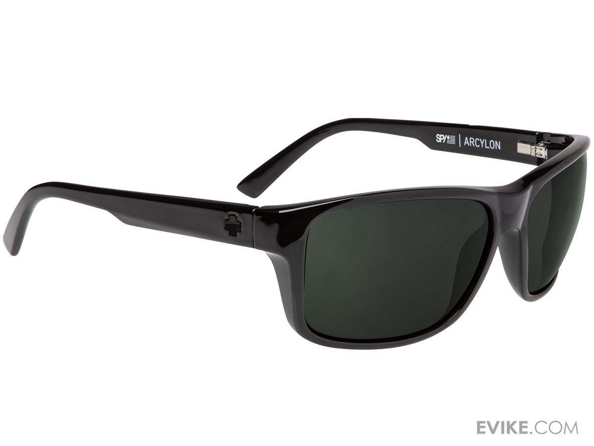 Spy Optic Arcylon Sunglasses (Color Black Frame / HD Plus Gray Green Lens / Polarized