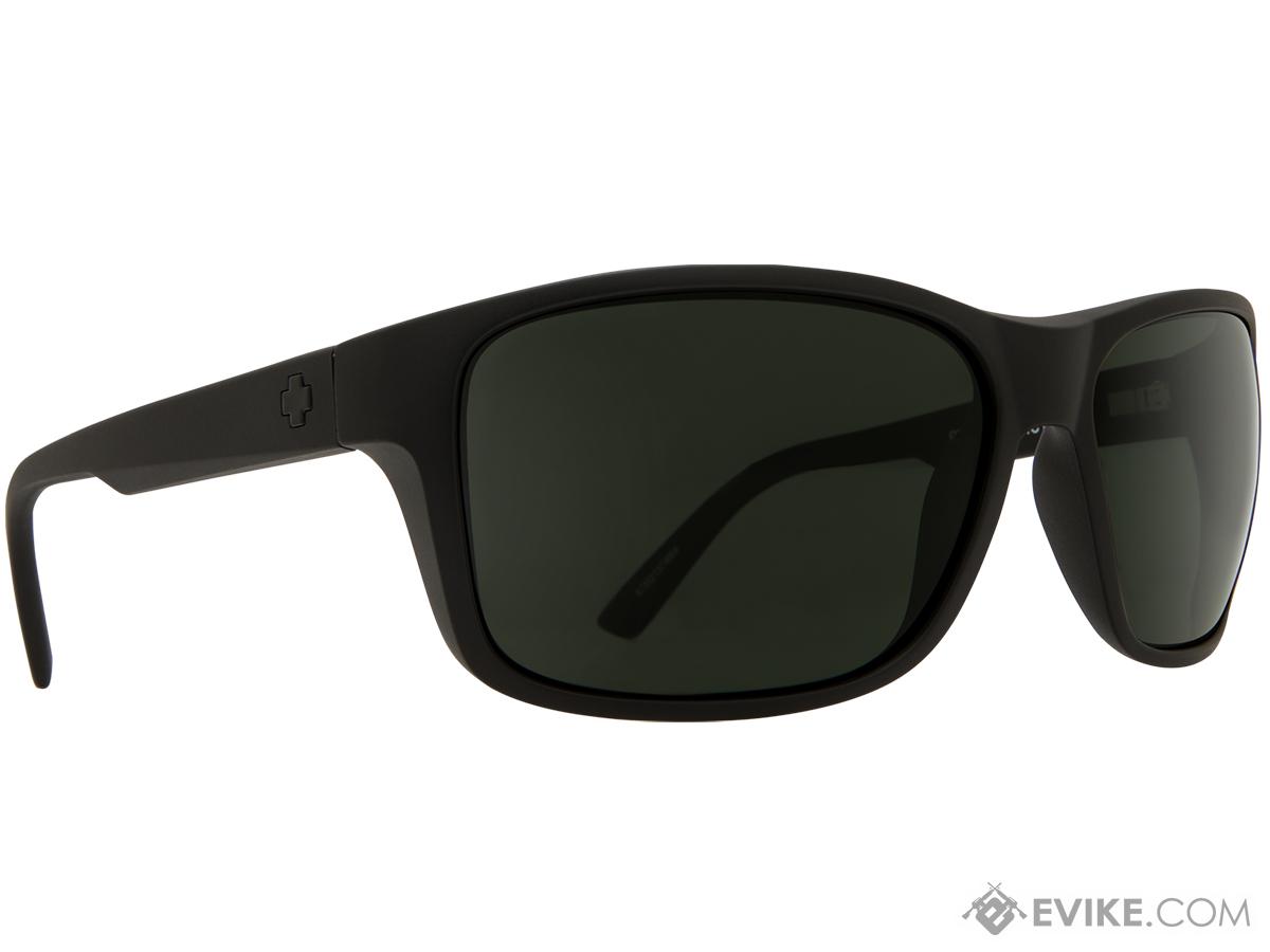 Spy Optic Arcylon Sunglasses (Color: Matte Black Frame / HD Plus Gray Green Lens / Polarized)