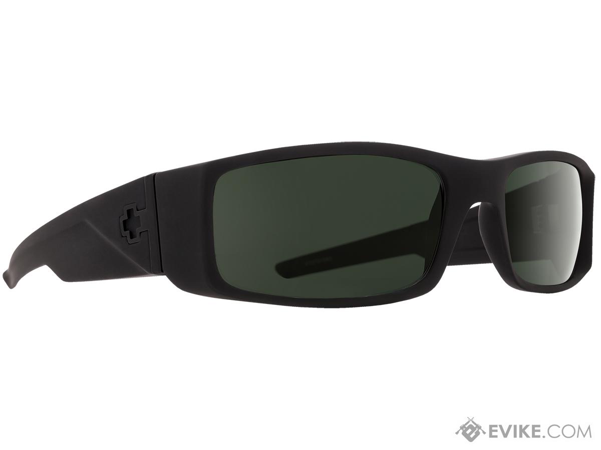 Spy Optic Hielo Sunglasses (Color: Matte Black Frame / HD Plus Gray Green Lens / Polarized)