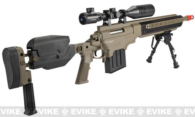 asg ashbury asw338lm bolt action airsoft sniper rifle by vfc dark