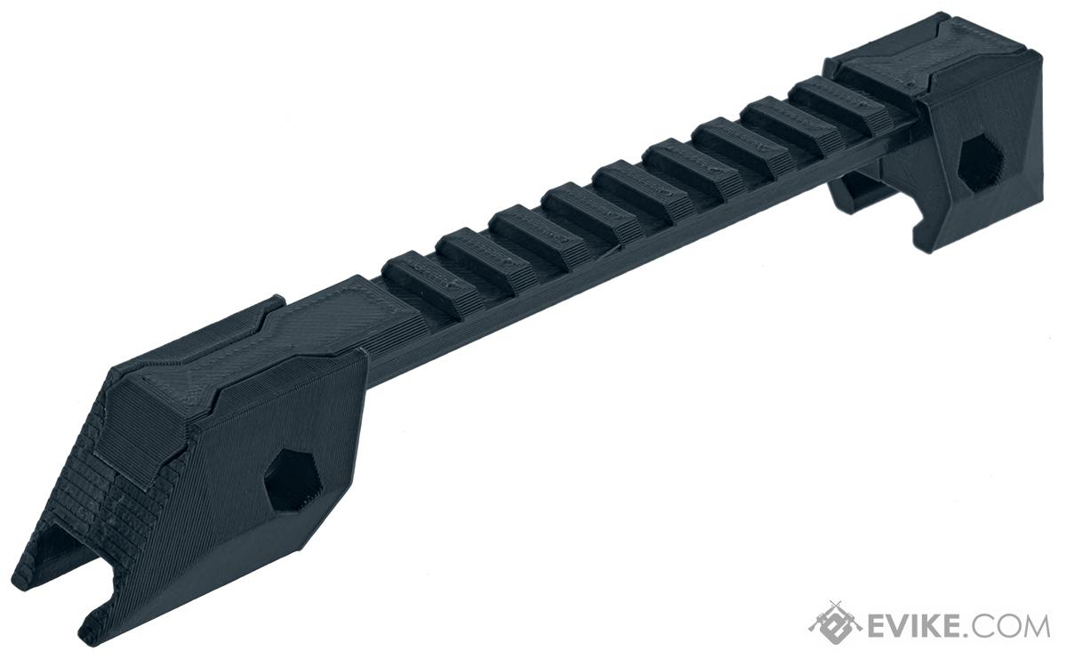 SRU 3D Printed 20mm Optic Rail for SCAR-L P1 Bullpup PDW Airsoft Rifles and Kits (Color: Blue)