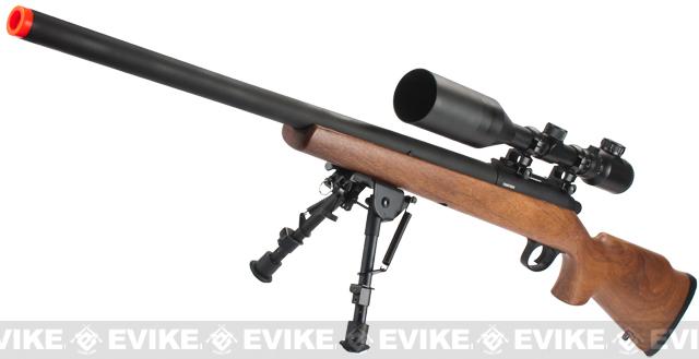 JG M700 Bolt Action Airsoft Sniper Rifle (Color: Imitation Wood)