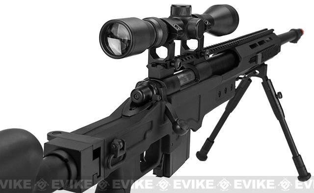 Well MB4411D With Scope And Bipod Airsoft Sniper Black