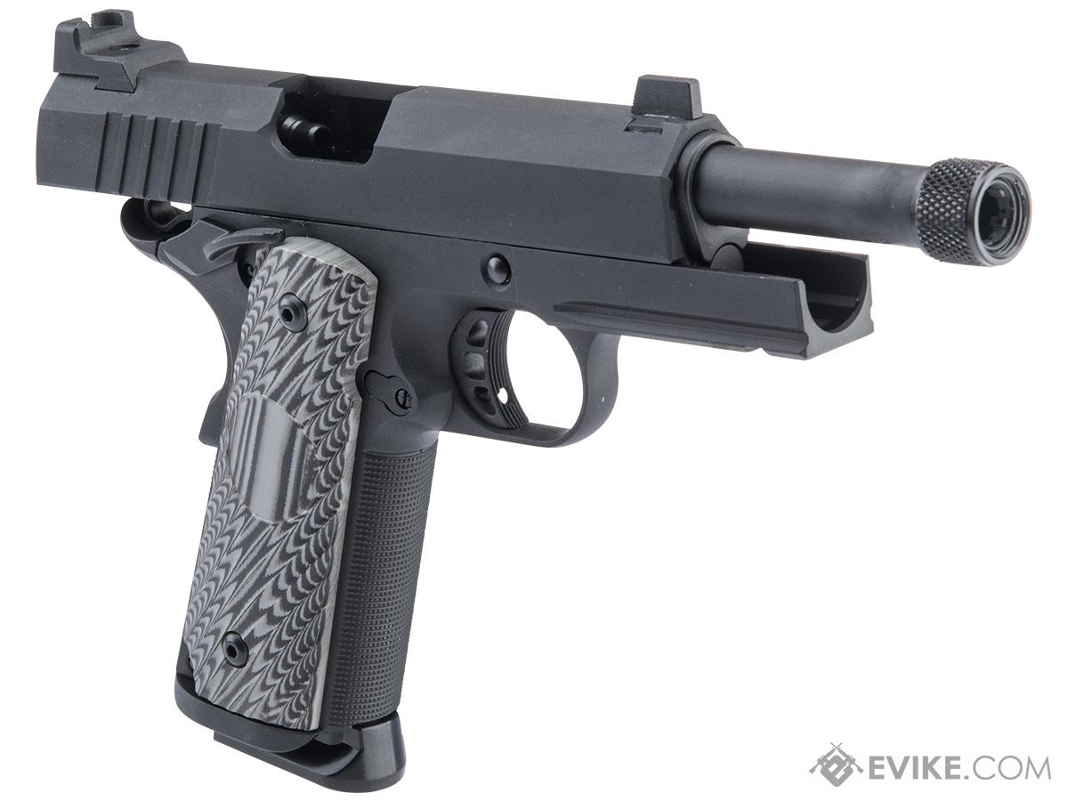 SRC "Silent Hawk" Tactical 1911 CO2 Powered Airsoft Gas Blowback Pistol
