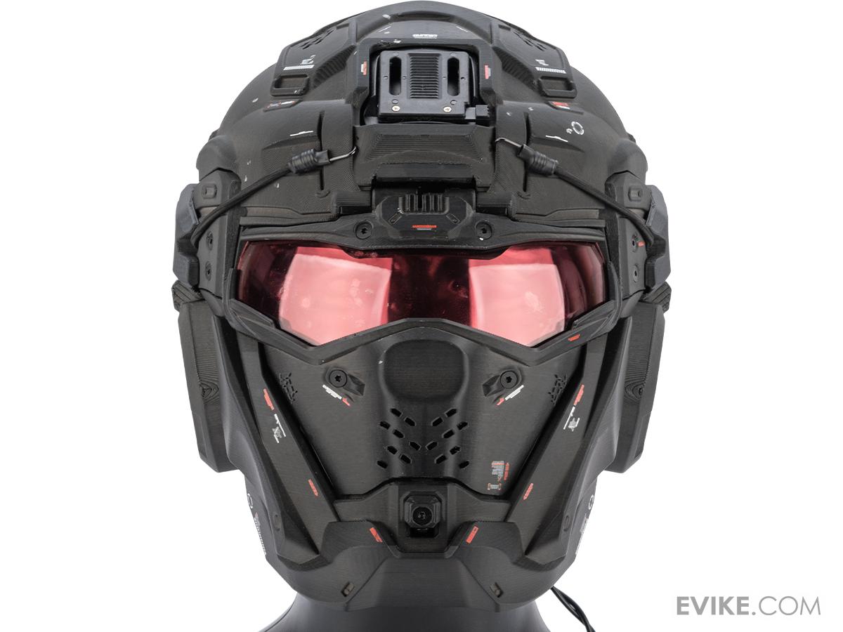 SRU SR Tactical Helmet w/ Integrated Cooling System & FlipUp Visor