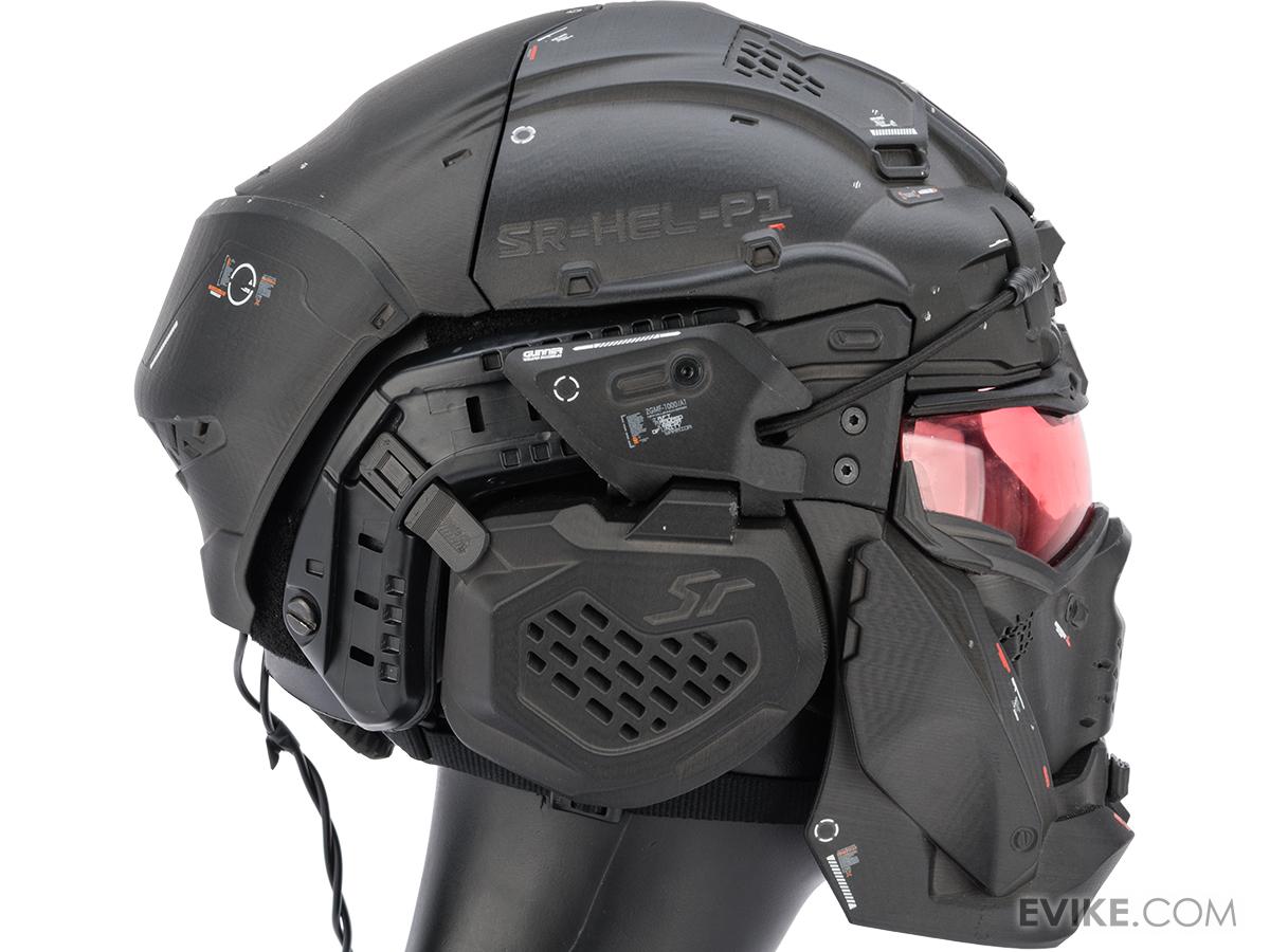 SRU SR Tactical Helmet w/ Integrated Cooling System & FlipUp Visor