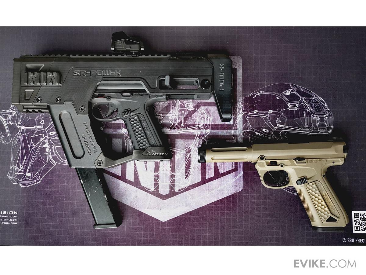 SRU PDW Conversion Kit for Action Army AAP-01 Gas Blowback Airsoft ...
