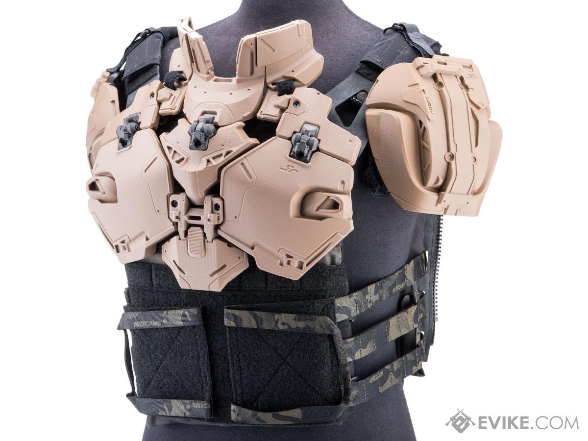 SRU Tactical Armor Kit for JPC Style Vests (Color: Tan)