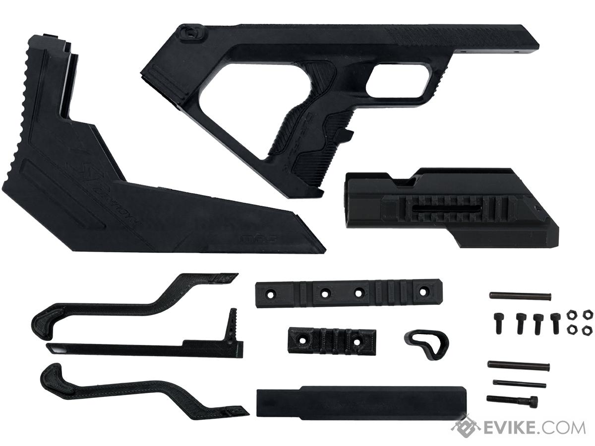 SRU 3D Printed Bullpup Conversion kit for WE-Tech MK17  Gas Blowback Rifle (Color: Black)