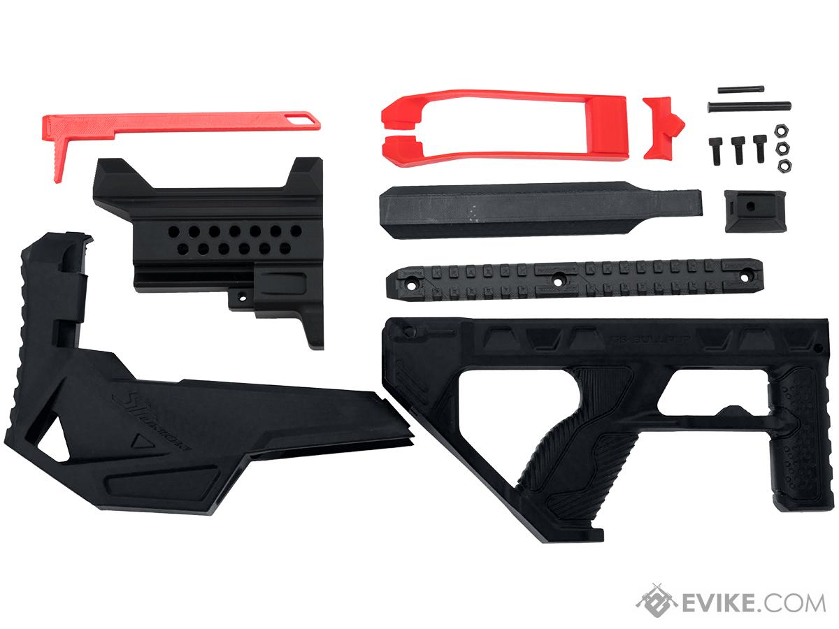 SRU 3D Printed Bullpup Conversion kit for GHK G5  Gas Blowback Rifle (Color: Black)