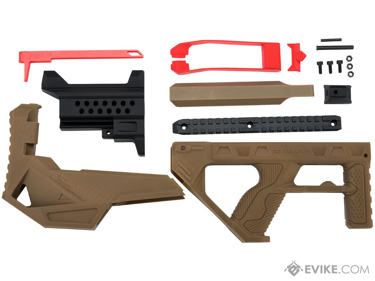 SRU 3D Printed Bullpup Conversion kit for GHK G5  Gas Blowback Rifle (Color: Tan)