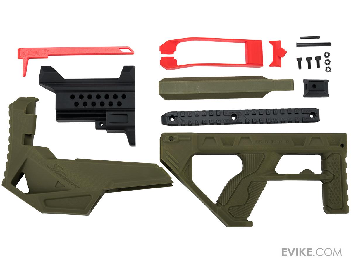 SRU 3D Printed Bullpup Conversion kit for GHK G5  Gas Blowback Rifle (Color: OD Green)