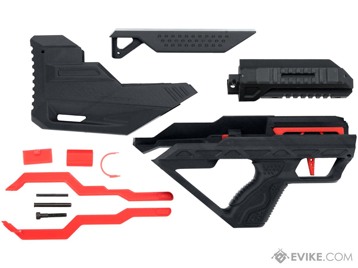 SRU 3D Printed Bullpup Conversion kit for WE-Tech PMC AK Gas Blowback Rifle (Color: Black)