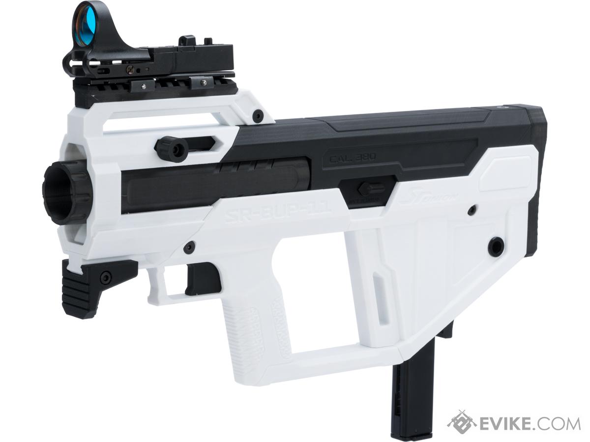 SRU Bullpup Kit for M11 Gas Blowback Machine Pistols (Color: White / KWA M11A1 Pre-Installed)