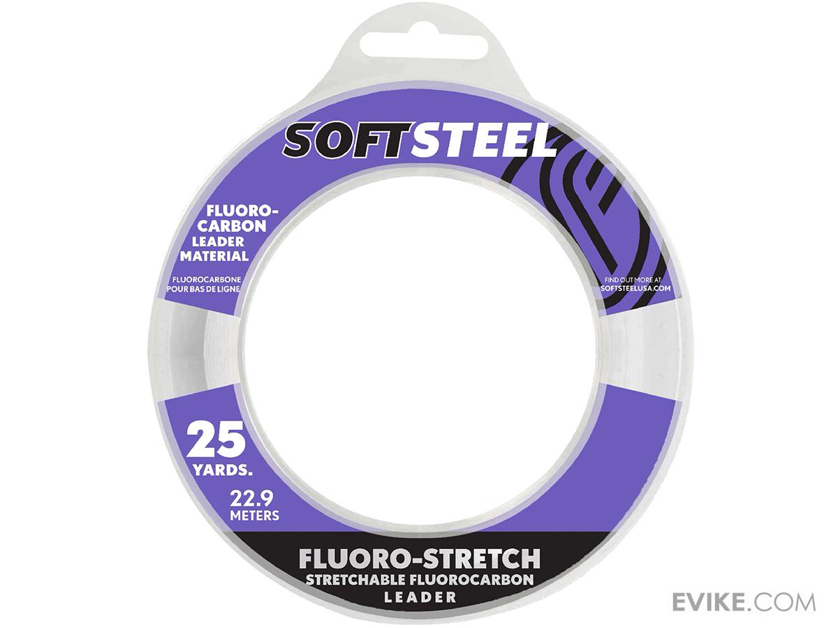 Soft Steel FluoroStretch Stretchable Fluorocarbon Leader Fishing Line