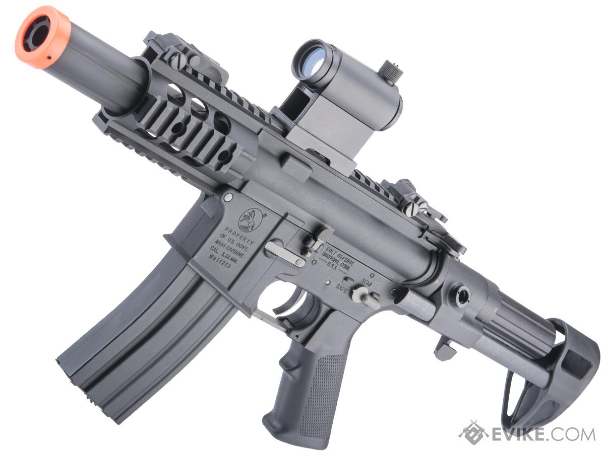 Cybergun Licensed Colt Sportsline M4 AEG Rifle w/ G3 Micro-Switch Gearbox (Model: Baby PDW SD 3.5 / Black)