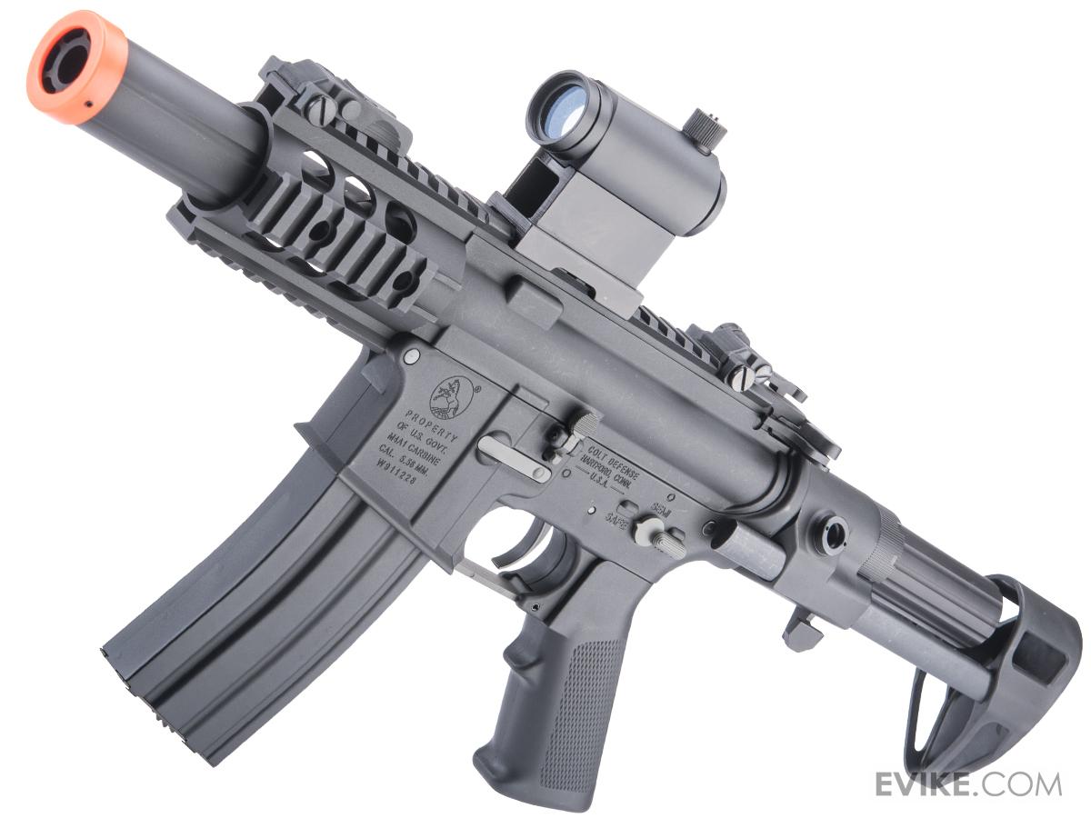 Cybergun Licensed Colt Sportsline M4 AEG Rifle w/ G3 Micro-Switch Gearbox (Model: Baby PDW SD 3.5 / Black)