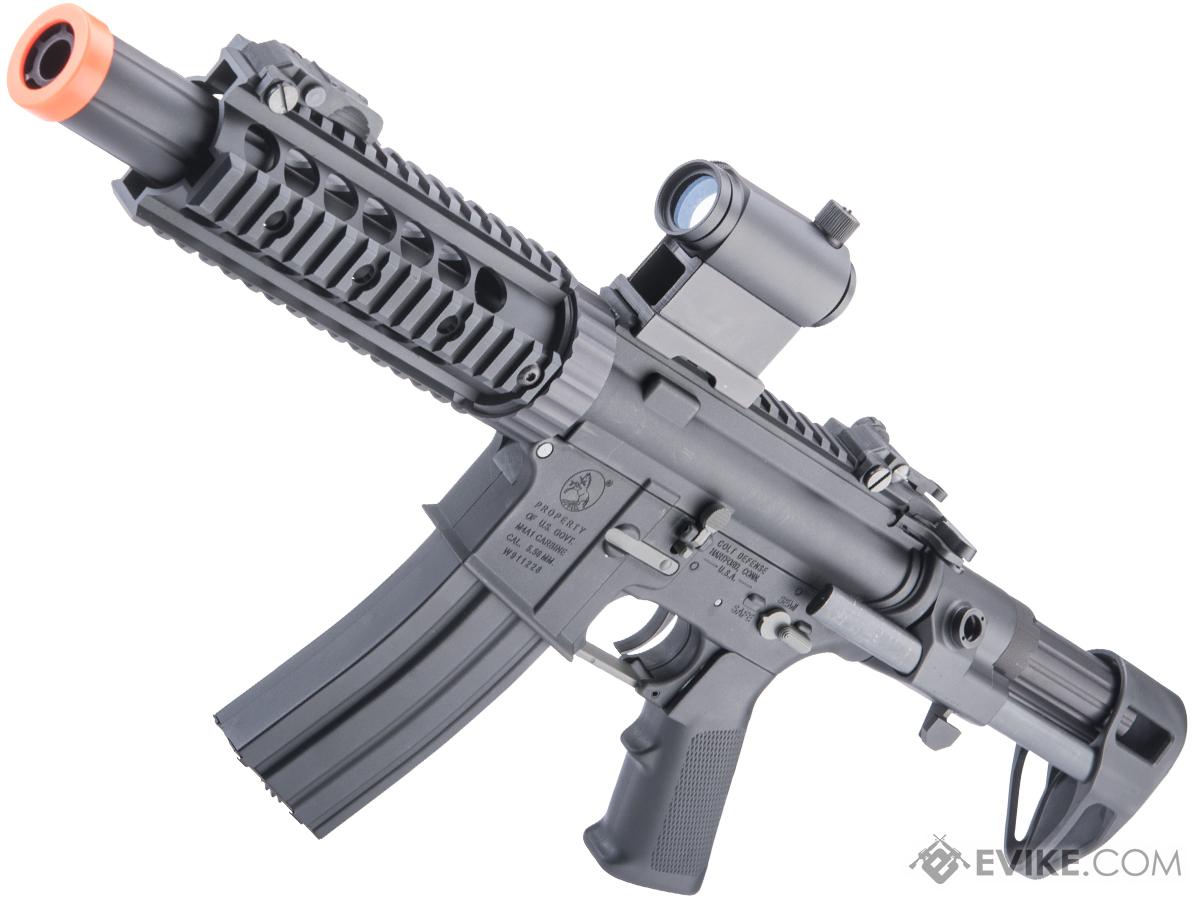 Cybergun Licensed Colt Sportsline M4 AEG Rifle w/ G3 Micro-Switch Gearbox (Model: SD PDW-M / Black)