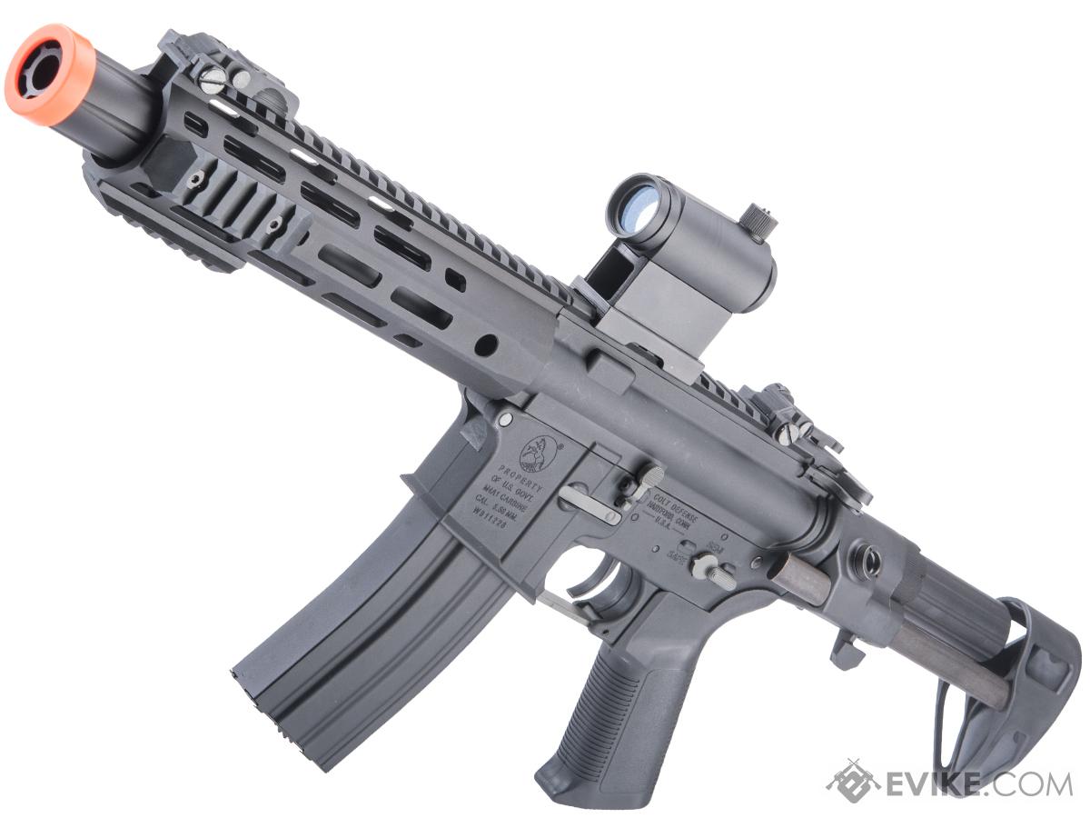 Cybergun Licensed Colt Sportsline M4 AEG Rifle w/ G3 Micro-Switch Gearbox (Model: URX4 PDW SD / Black)