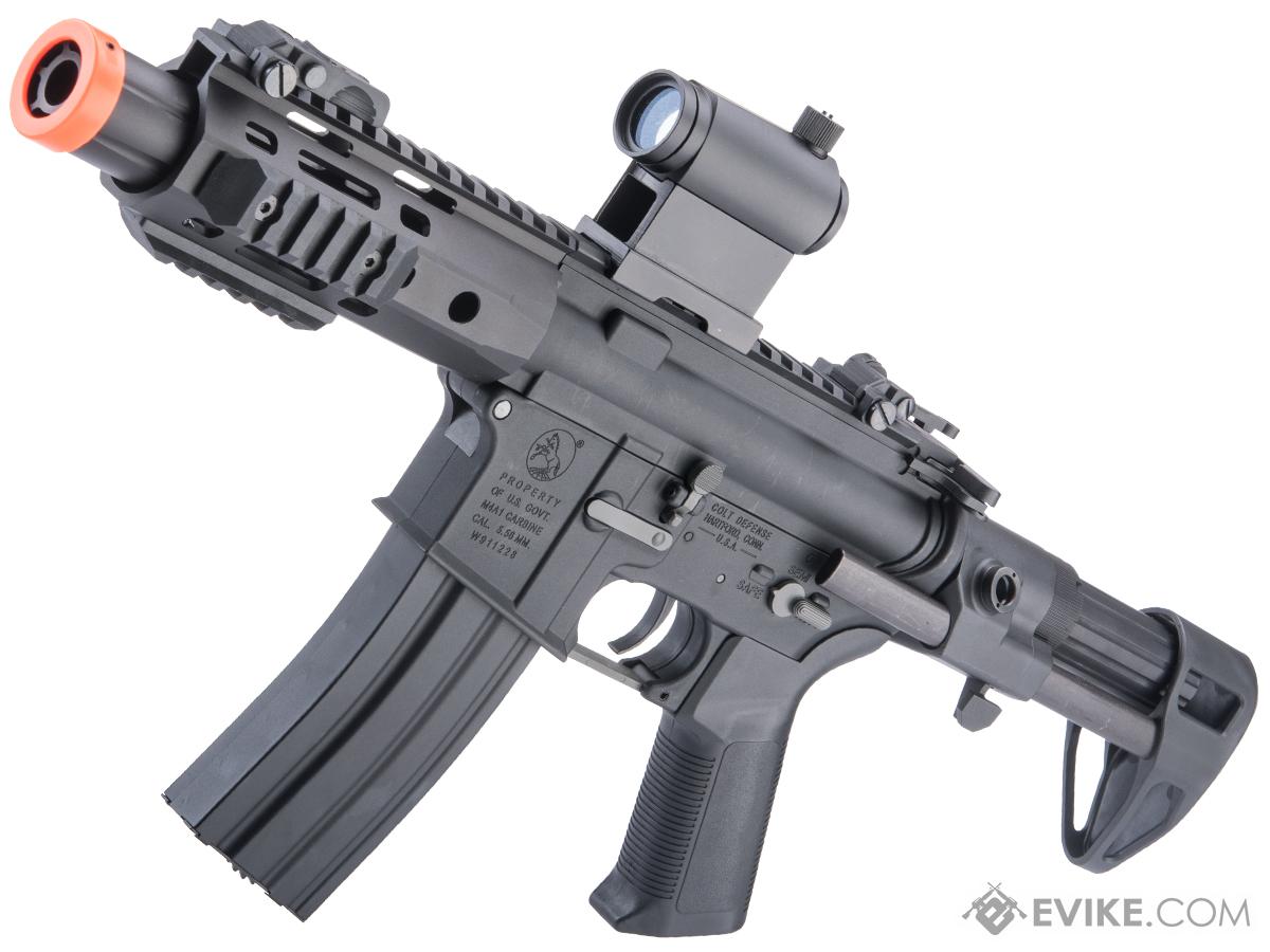Cybergun Licensed Colt Sportsline M4 AEG Rifle w/ G3 Micro-Switch Gearbox (Model: URX4 PDW-S SD / Black)