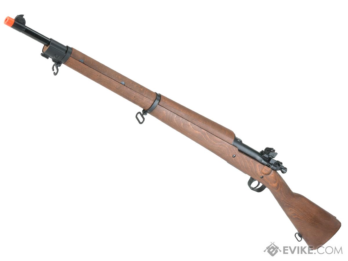 Matrix M1903A3 Bolt Action Spring Powered Airsoft Rifle by S&T (Model: Real Wood Stock)