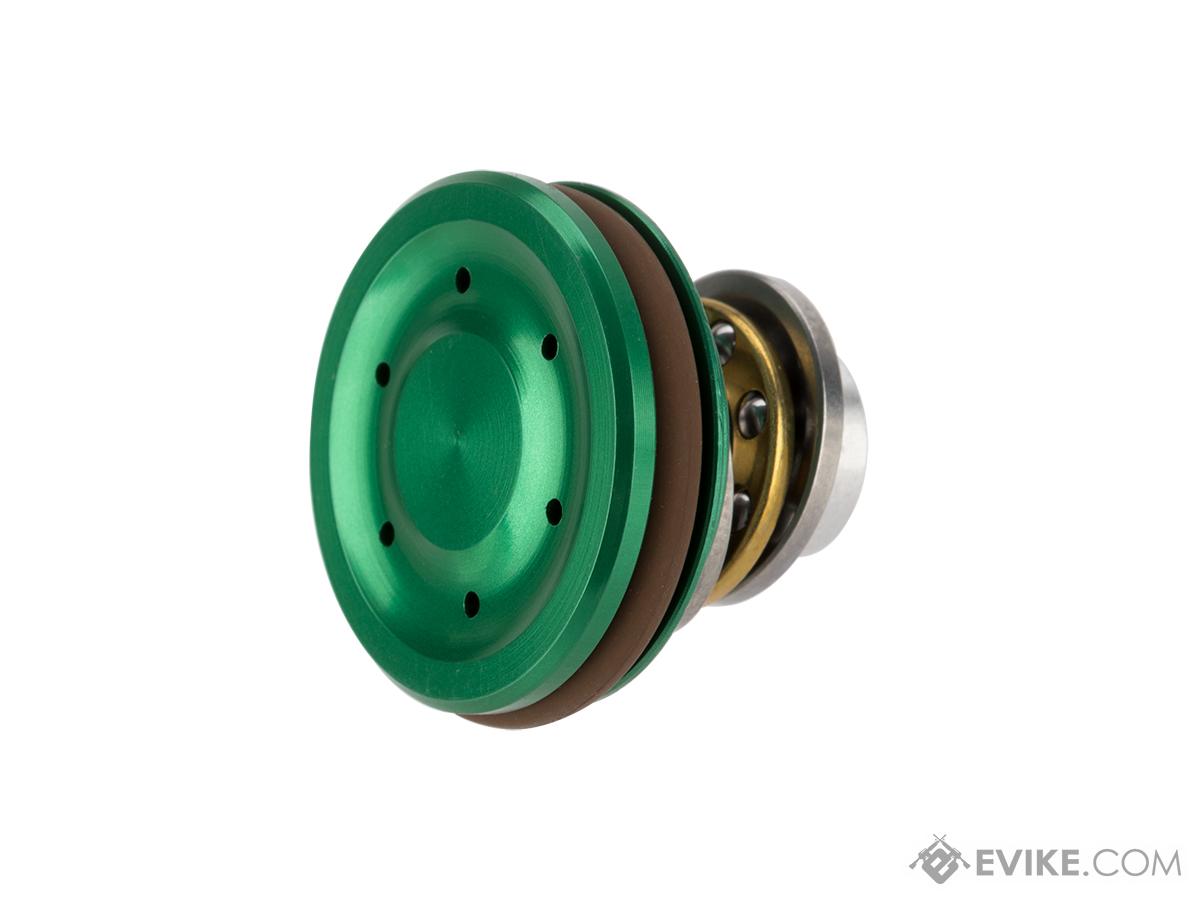 UFC CNC Machined Ventilated Concave Alunimum Piston Head for Airsoft AEG Gearboxes (Color: Green)