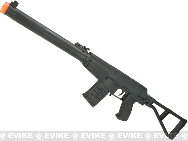 S&T Full Metal VSS AS-VAL Airsoft AEG Rifle with Folding Stock - Black