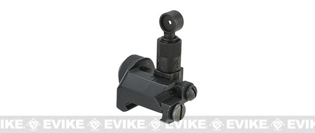 Matrix DMR / SR-25 Type 600m Full Metal Flip-Up Rear Sight for Airsoft AEG Rifles